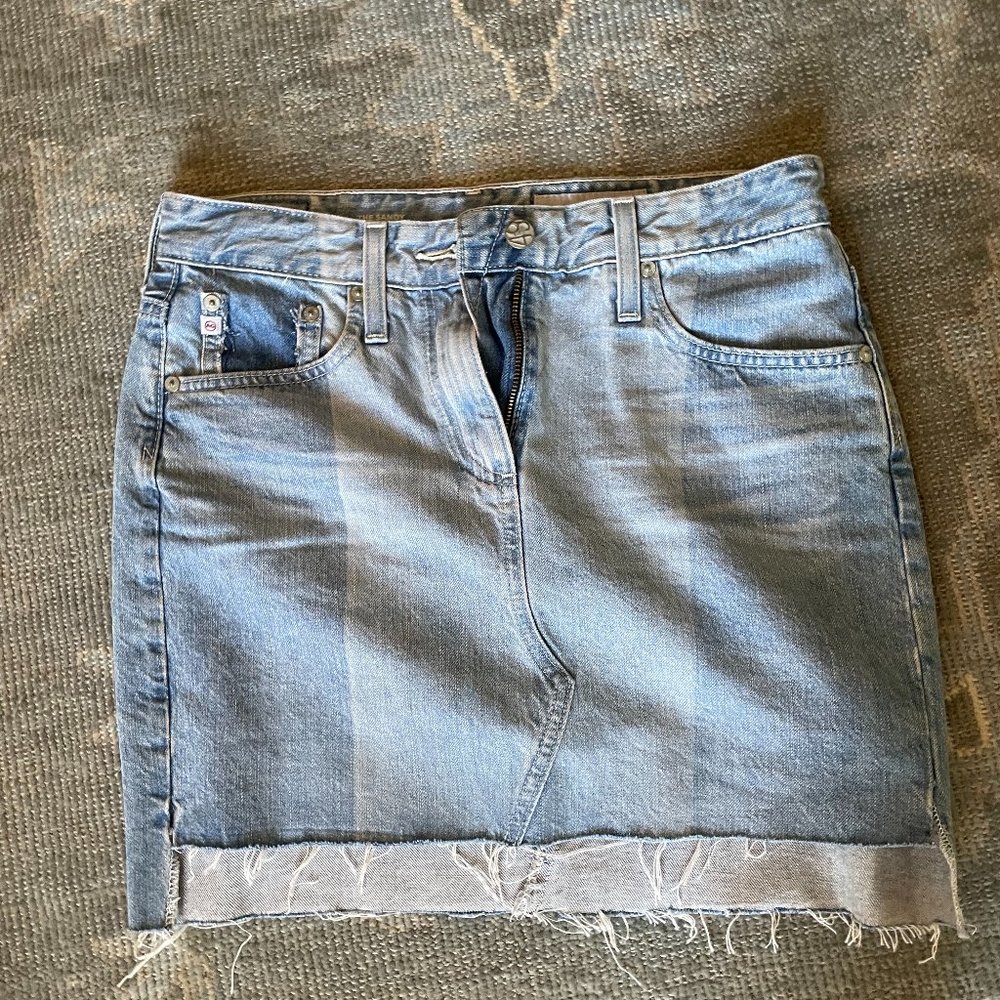 AG Adriano Goldschmeid Sandy Denim Skirt Size 26